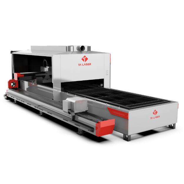 Closed Type Exchange Table Sheet and Tube Laser Cutting Machine